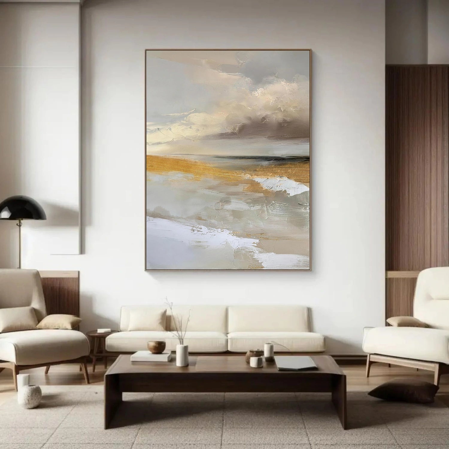 Ocean And Sky Abstract Wall Art #OS125
