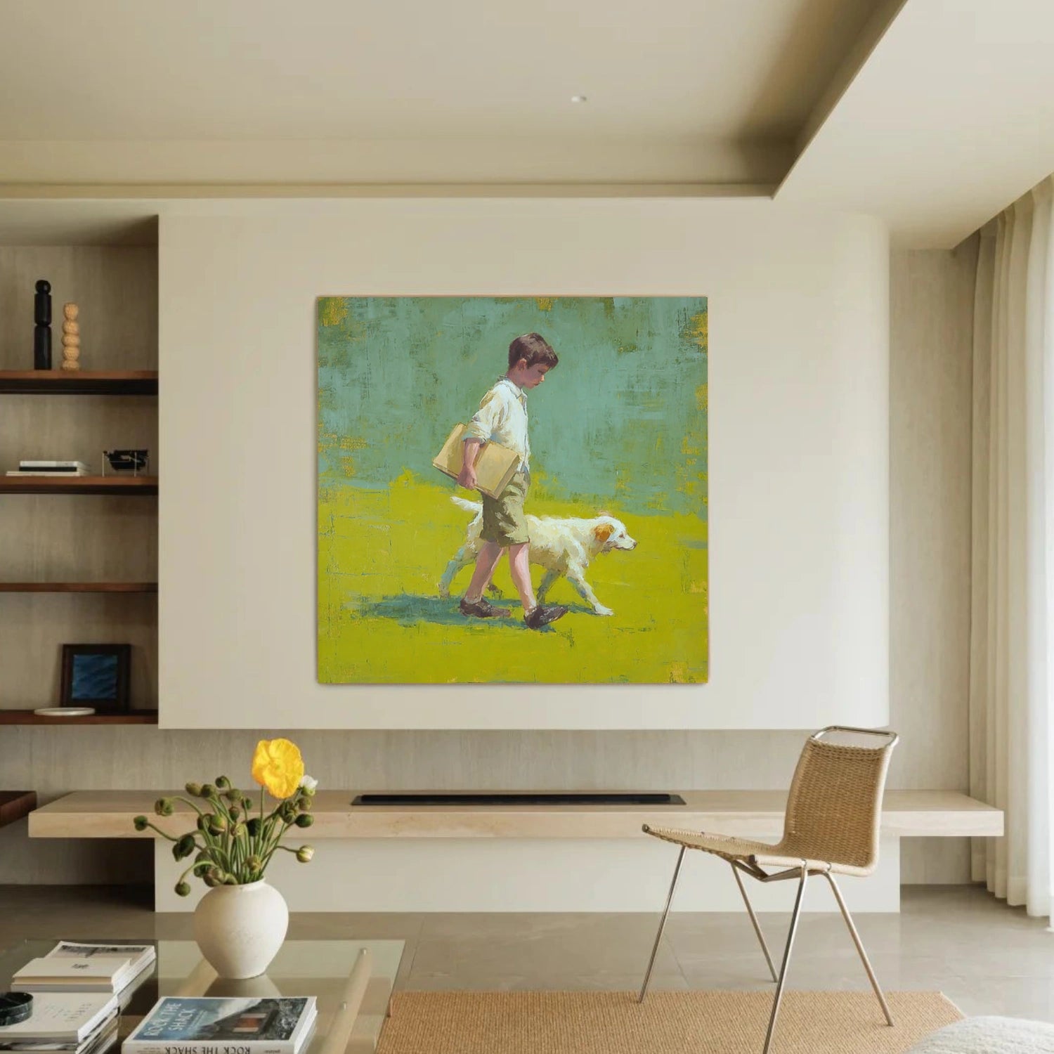 Abstract Portrait Canvas Art #AE108