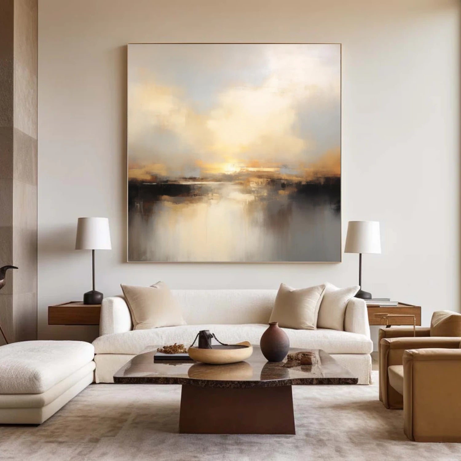Abstract Canvas Wall Art #AP267