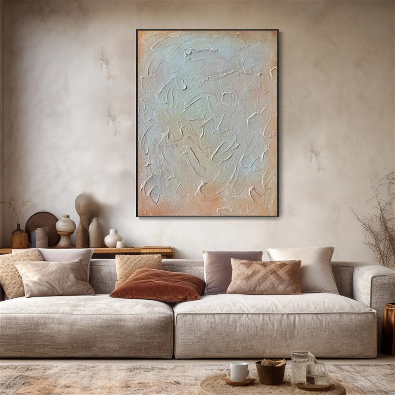 Abstract Textured Wall Art #AT155