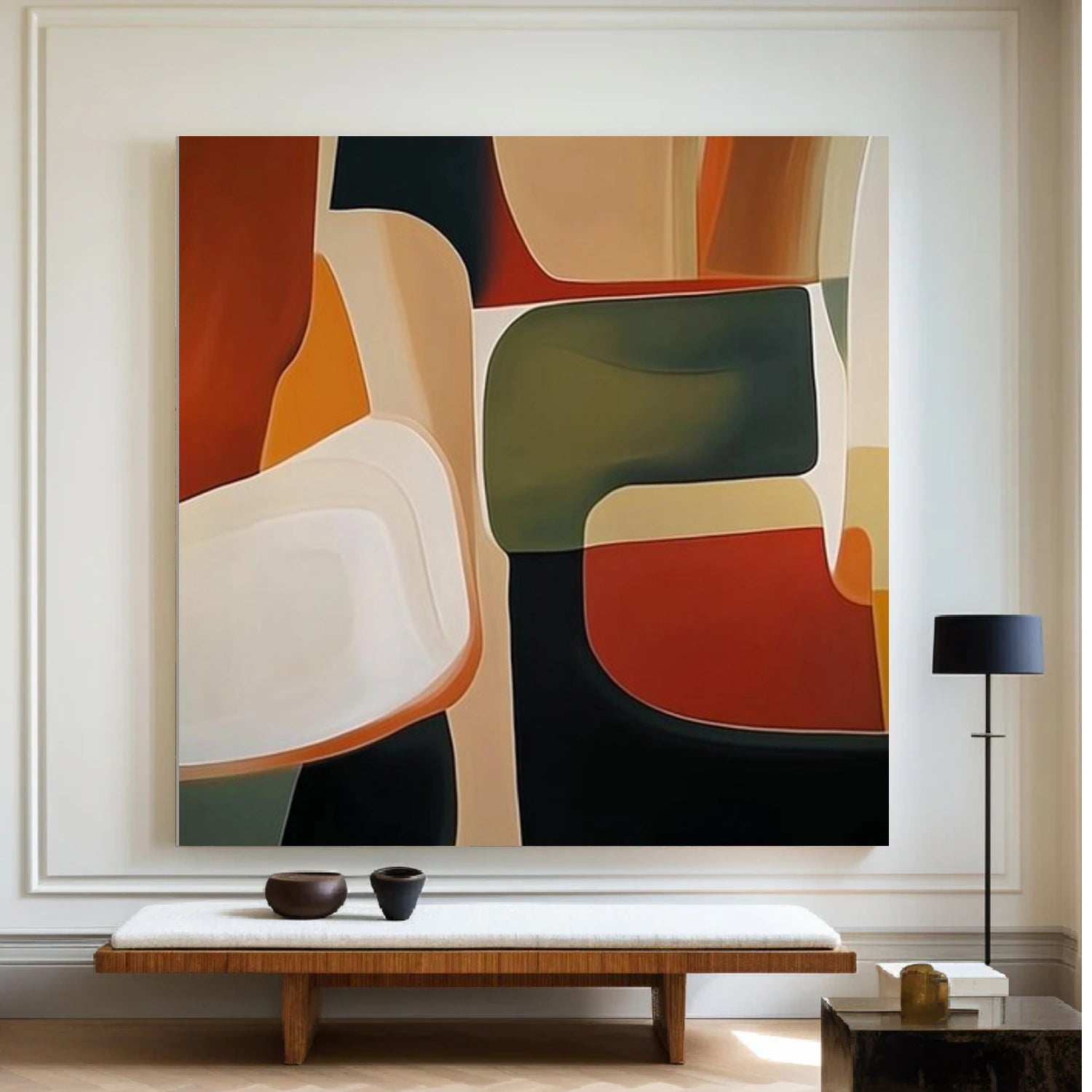 Abstract Canvas Wall Art #AP360