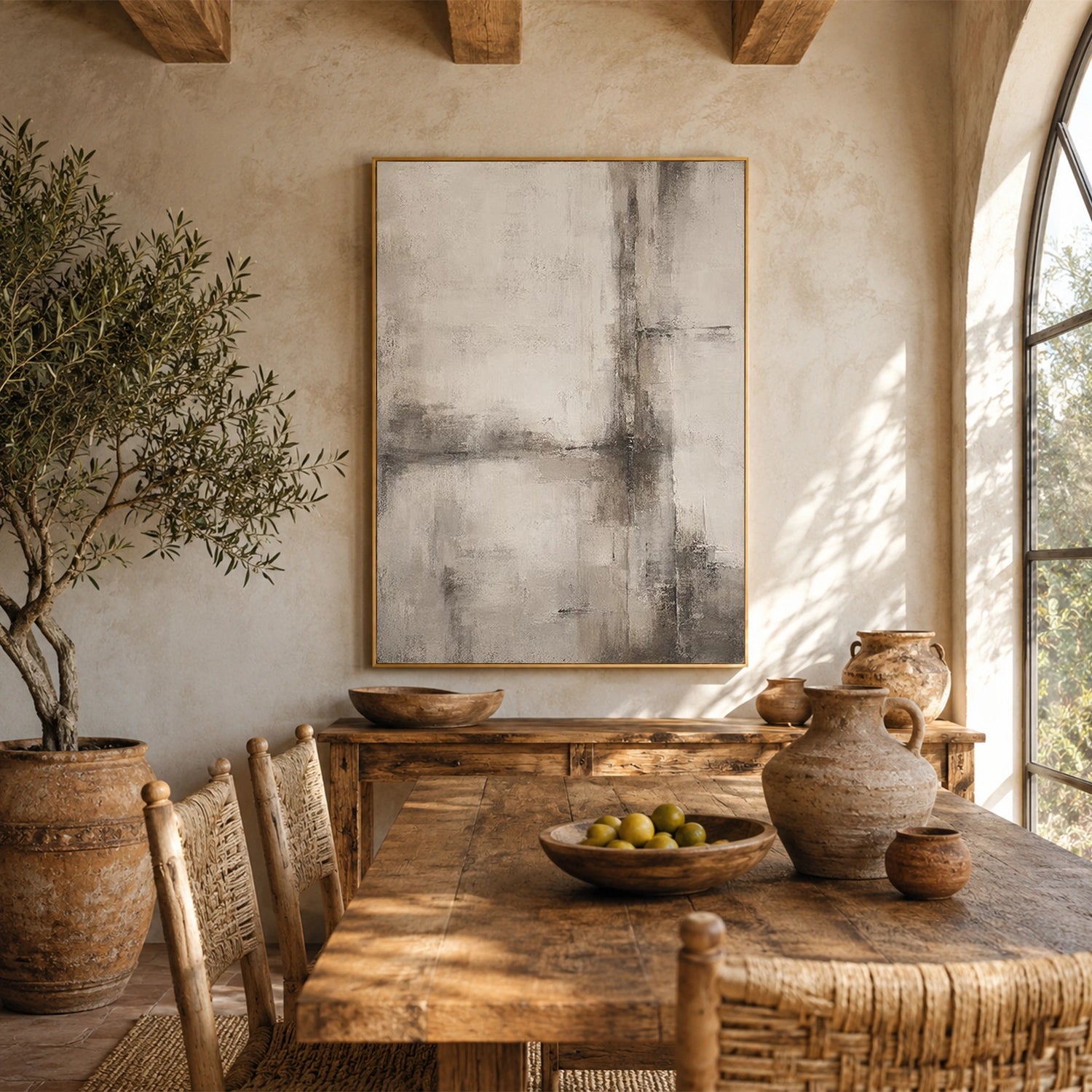 Abstract Canvas Wall Art #AP397