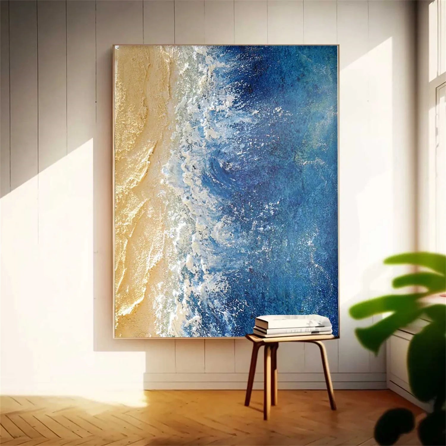 Ocean Textured Painting Canvas #OP006