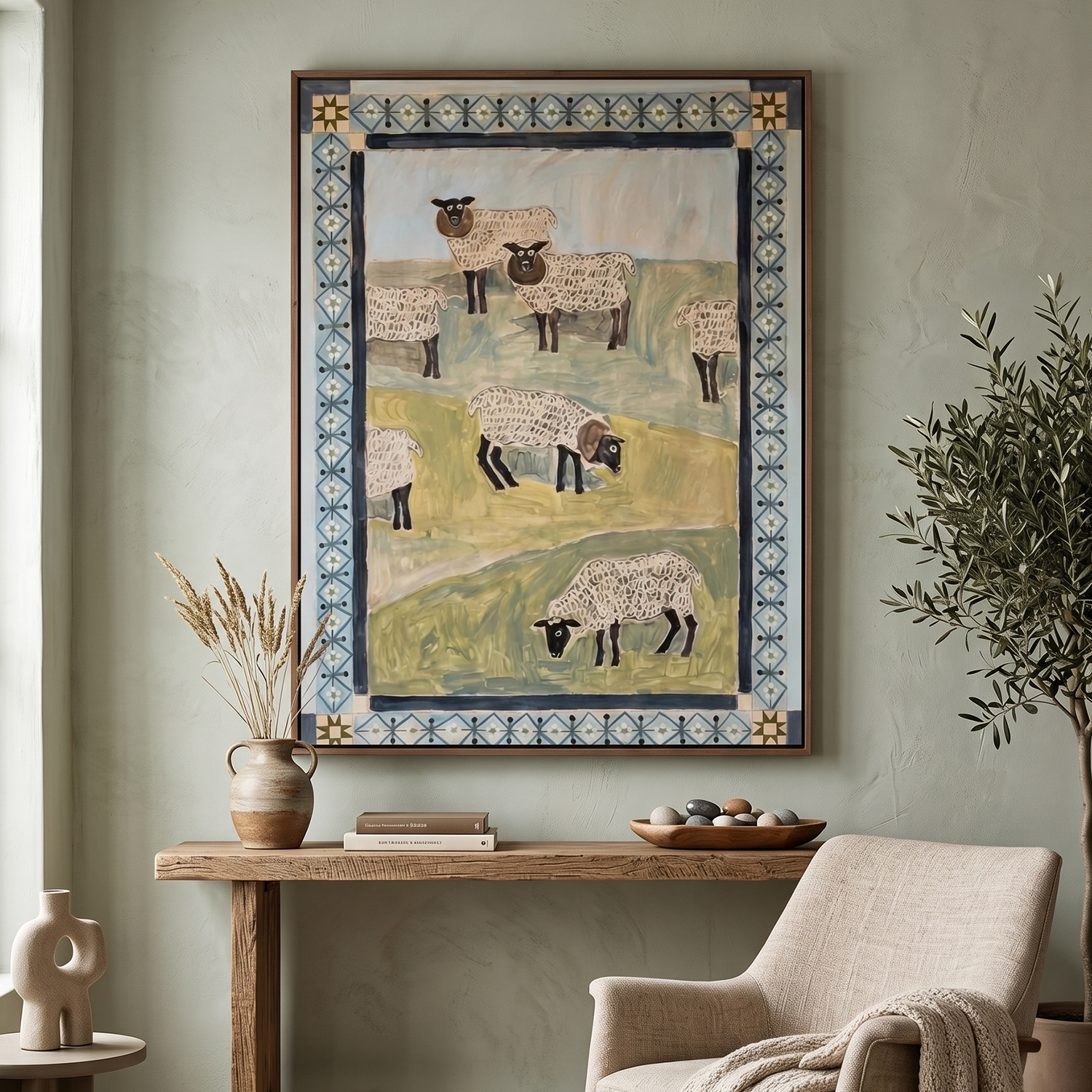 Vintage Americana Art #VT045