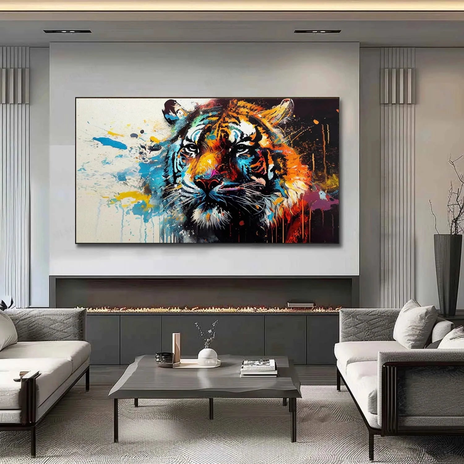 Animal Canvas Art Painting #AC015