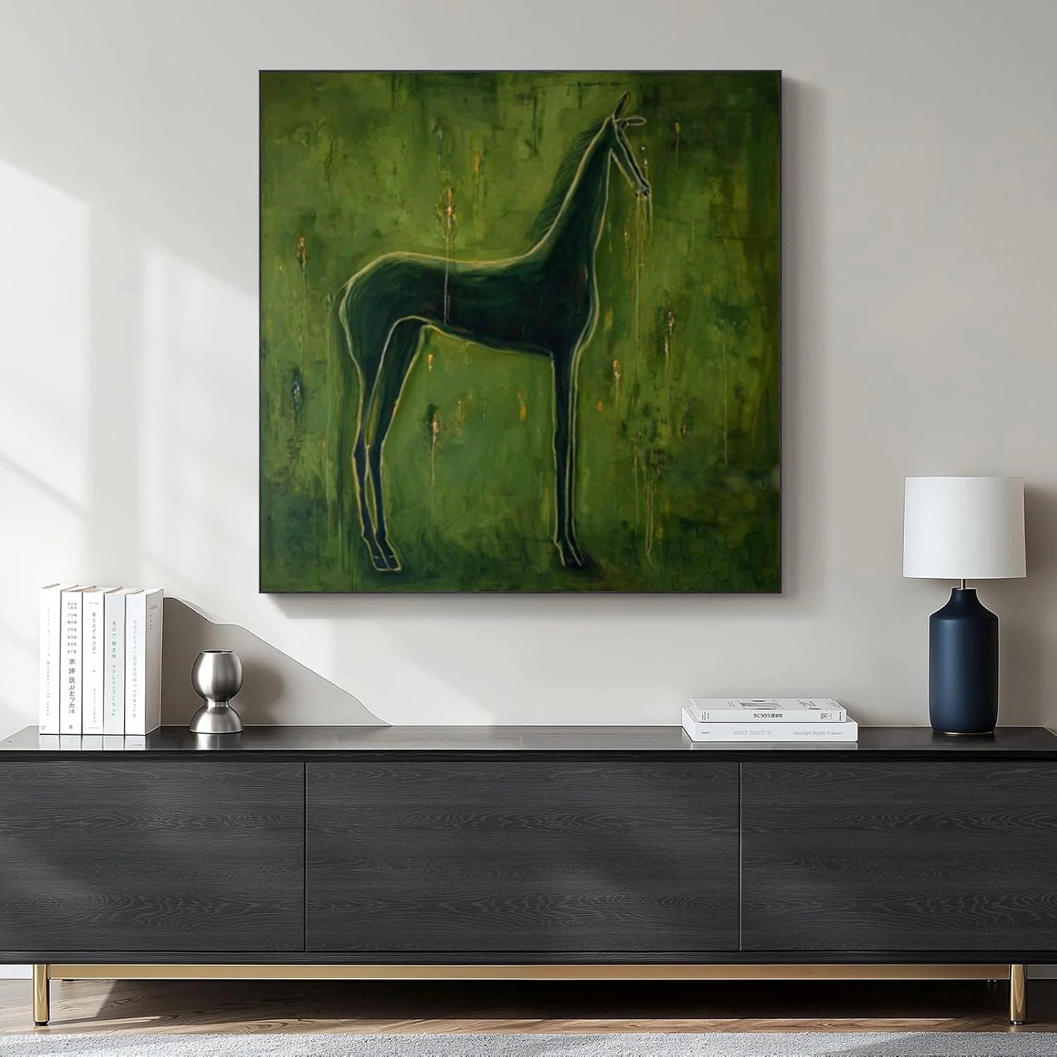 Abstract Animal Horse Wall Art #AC089