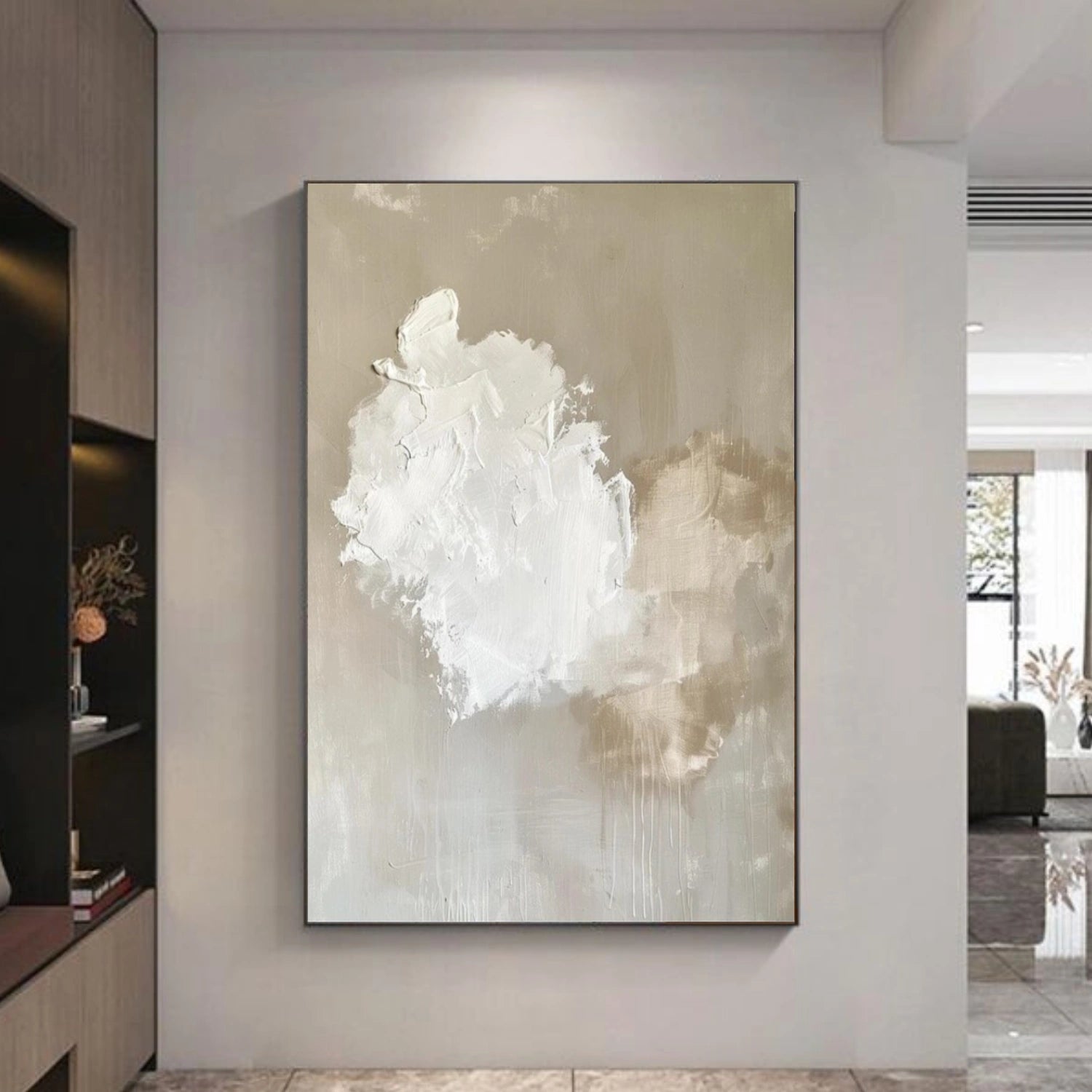 Ocean And Sky Abstract Wall Art #OS088