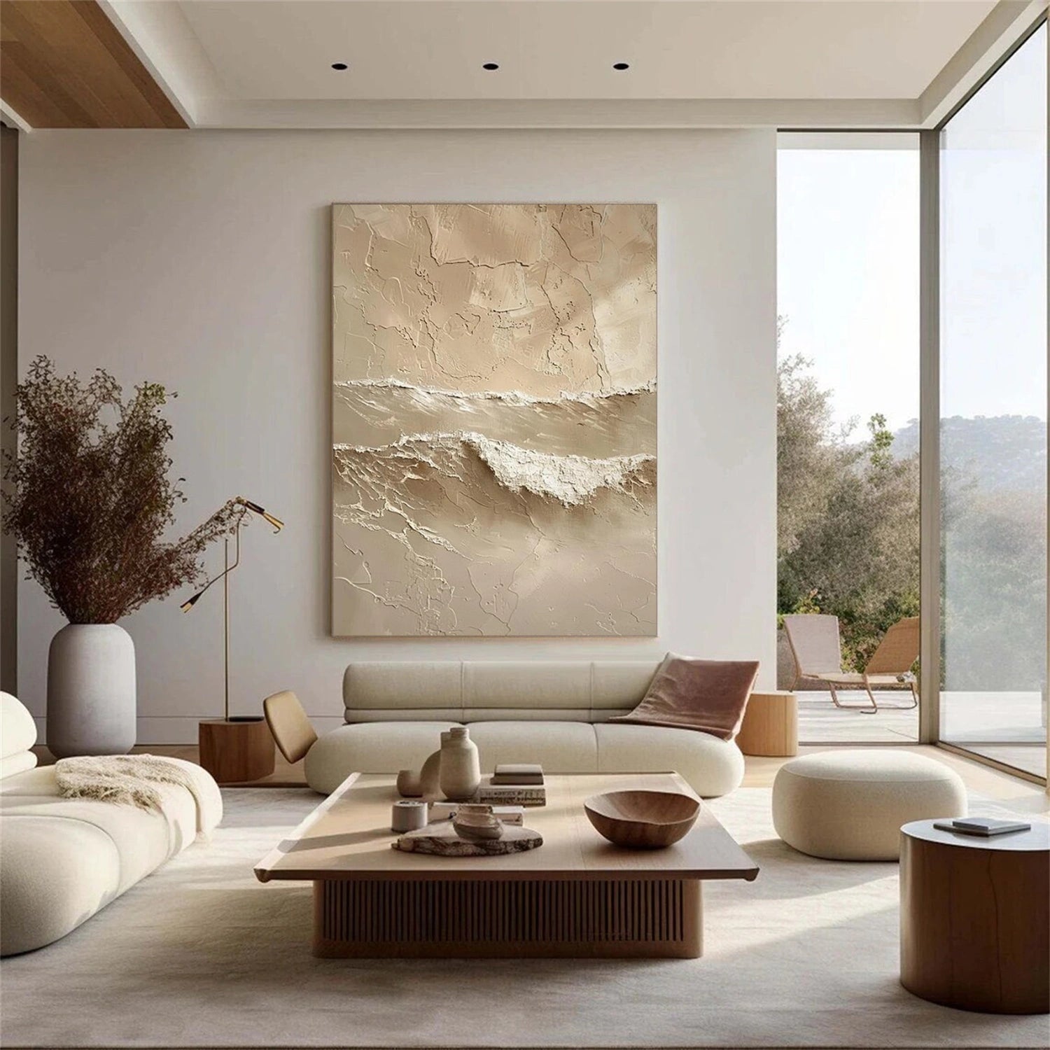 Ocean Abstract Textured Wall Art #OP056
