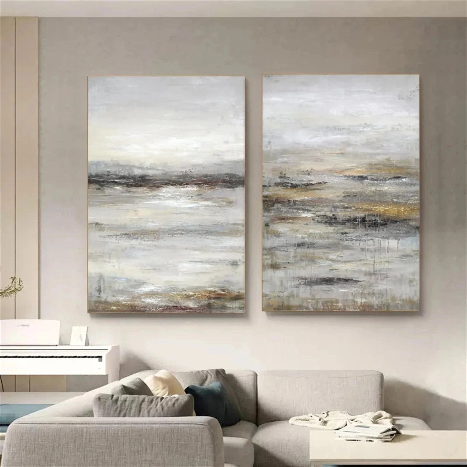 Wabi Sabi Canvas Art Set of 2 #WS090