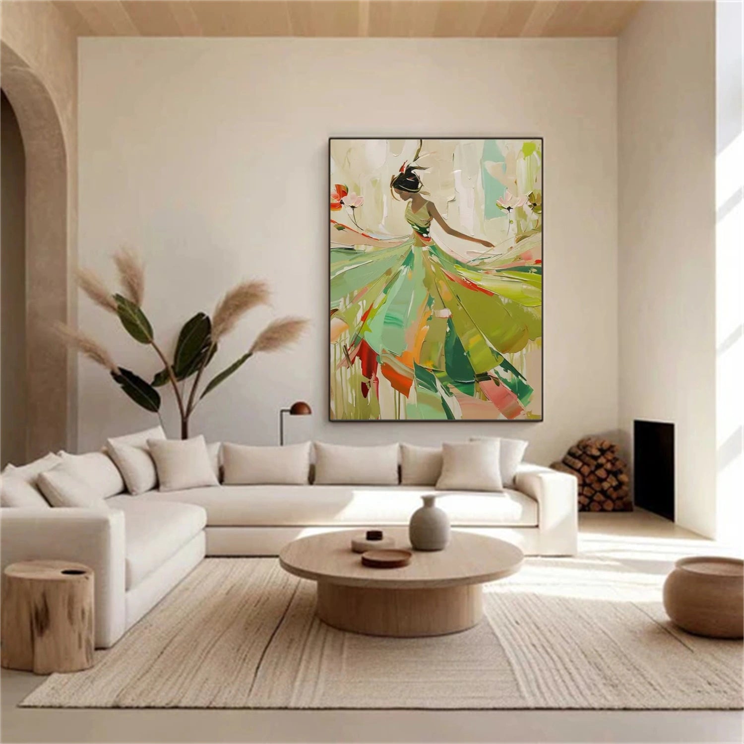 Abstract People Canvas Art #AE057
