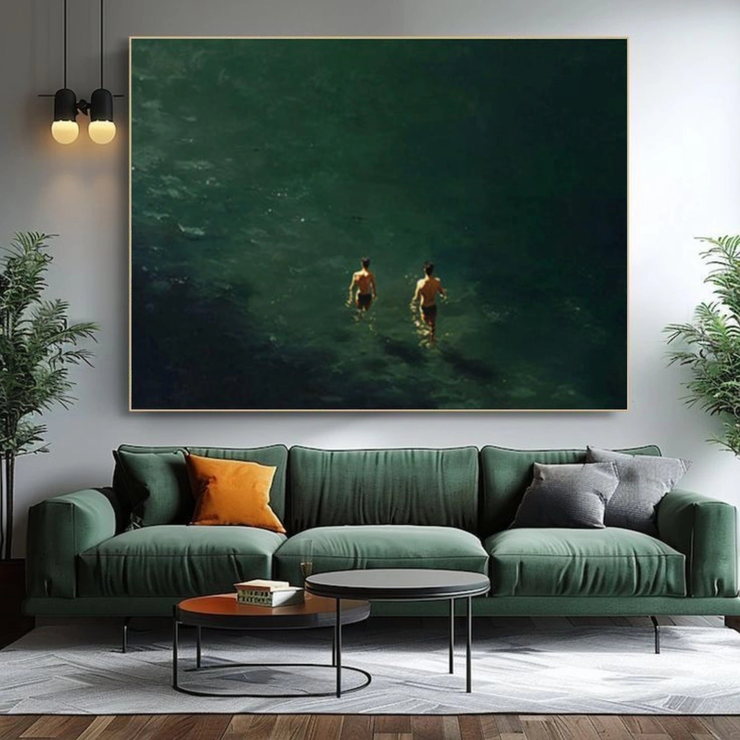 Ocean And Sky Abstract Wall Art #OS131