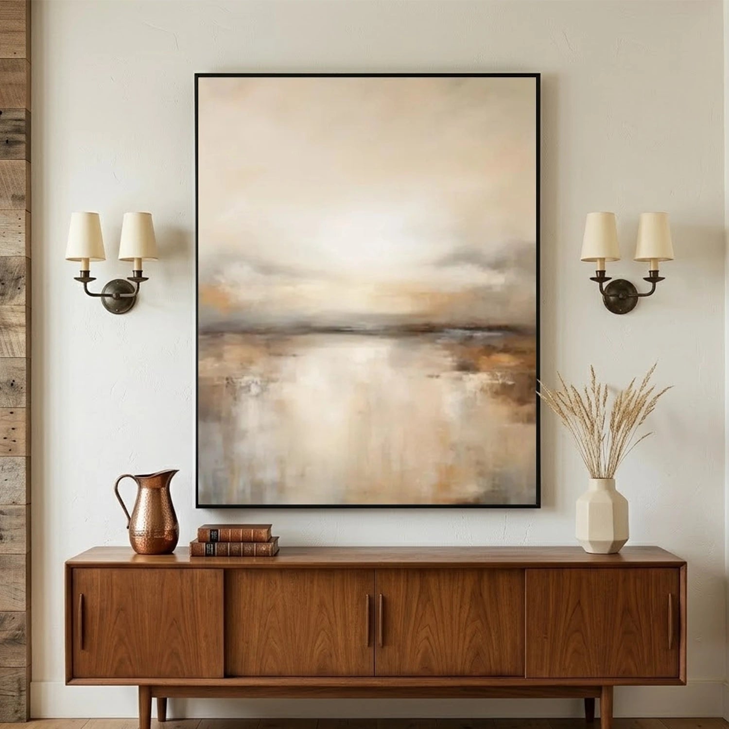Abstract Canvas Wall Art #AP386