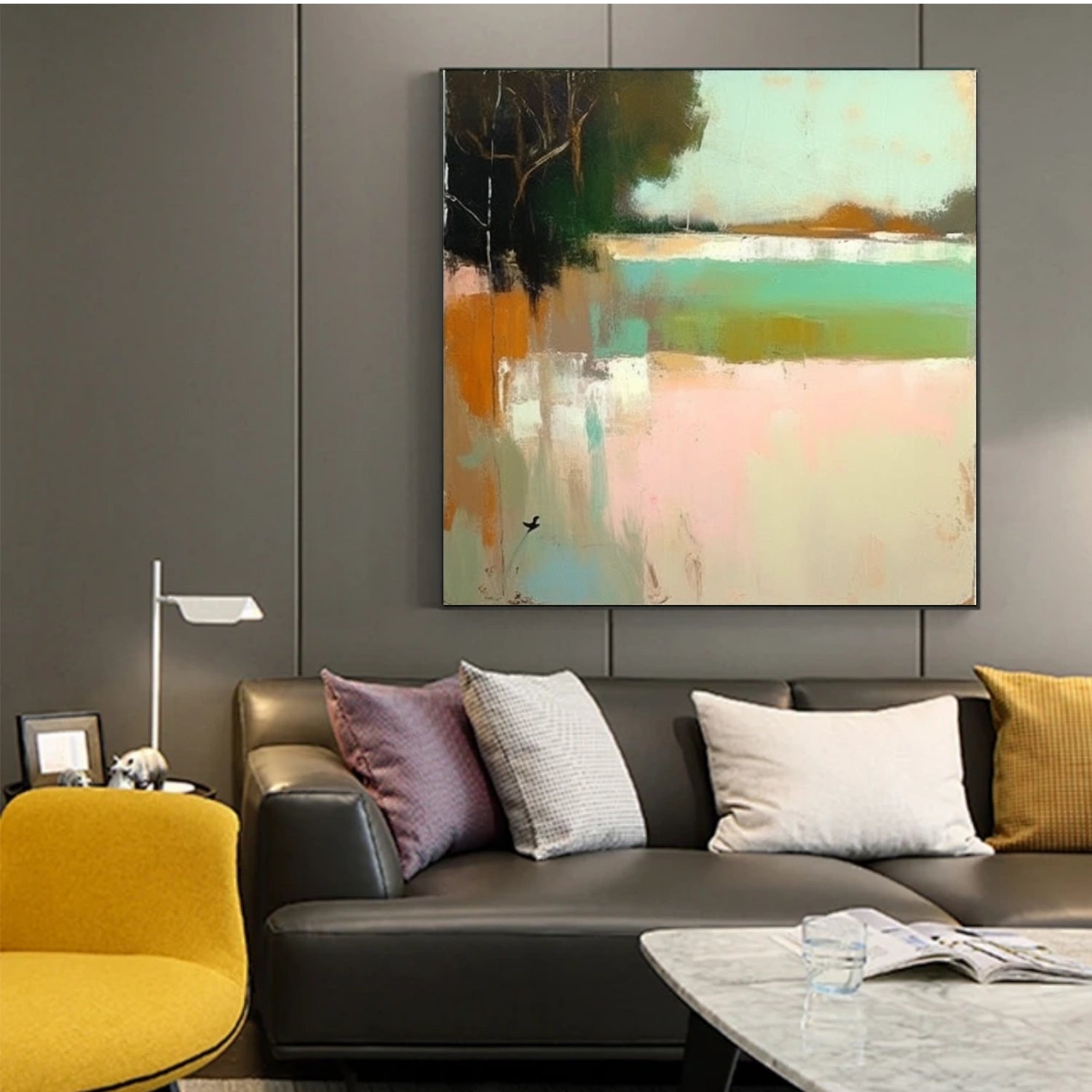 Colorful Abstract Canvas Wall Art #AP250