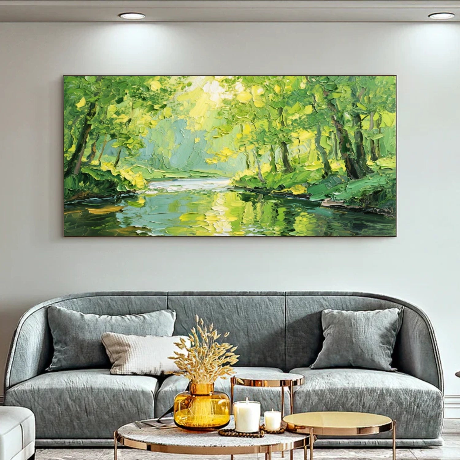 Tree Abstract Textured Wall Art #TP070