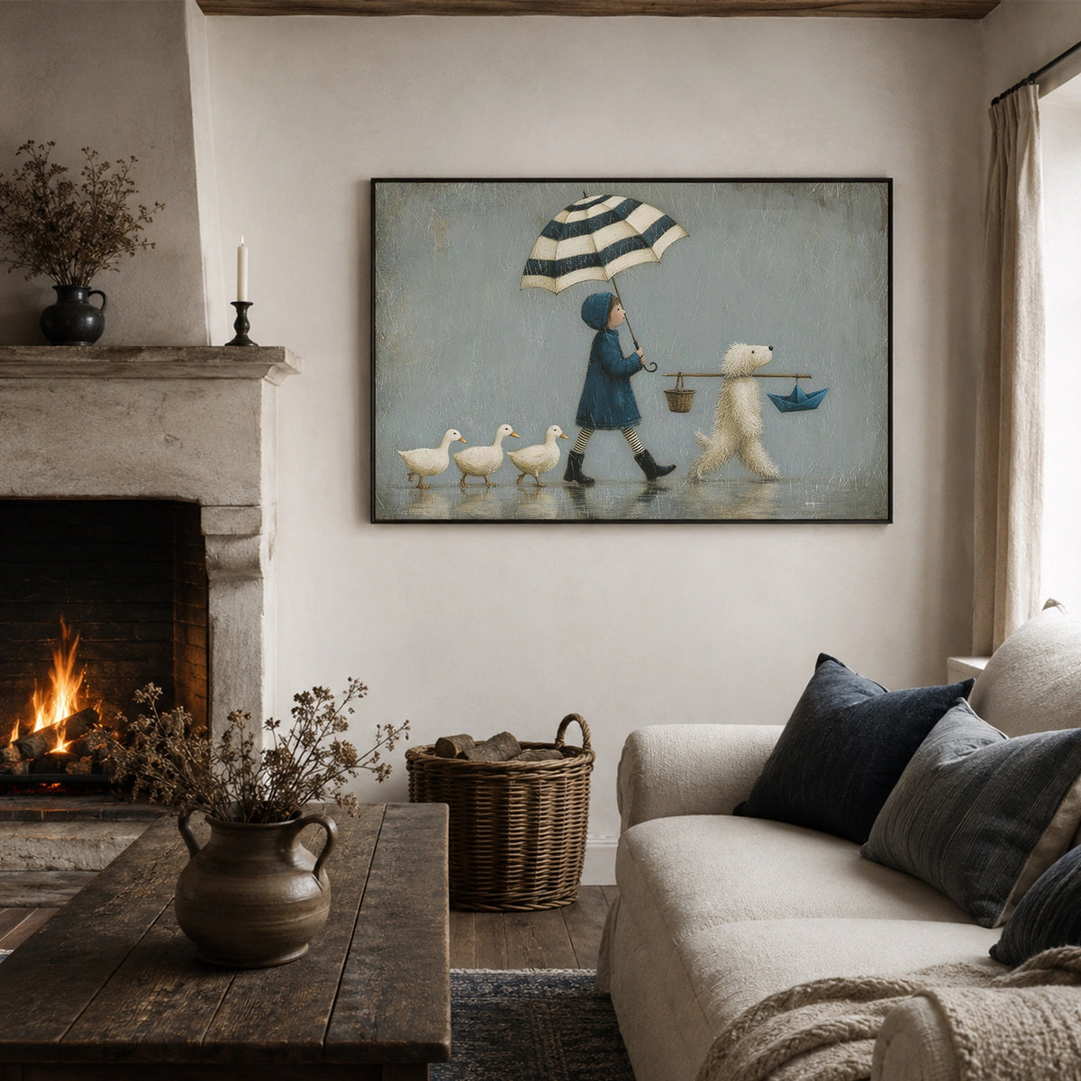 Abstract Portrait Canvas Art #AE167