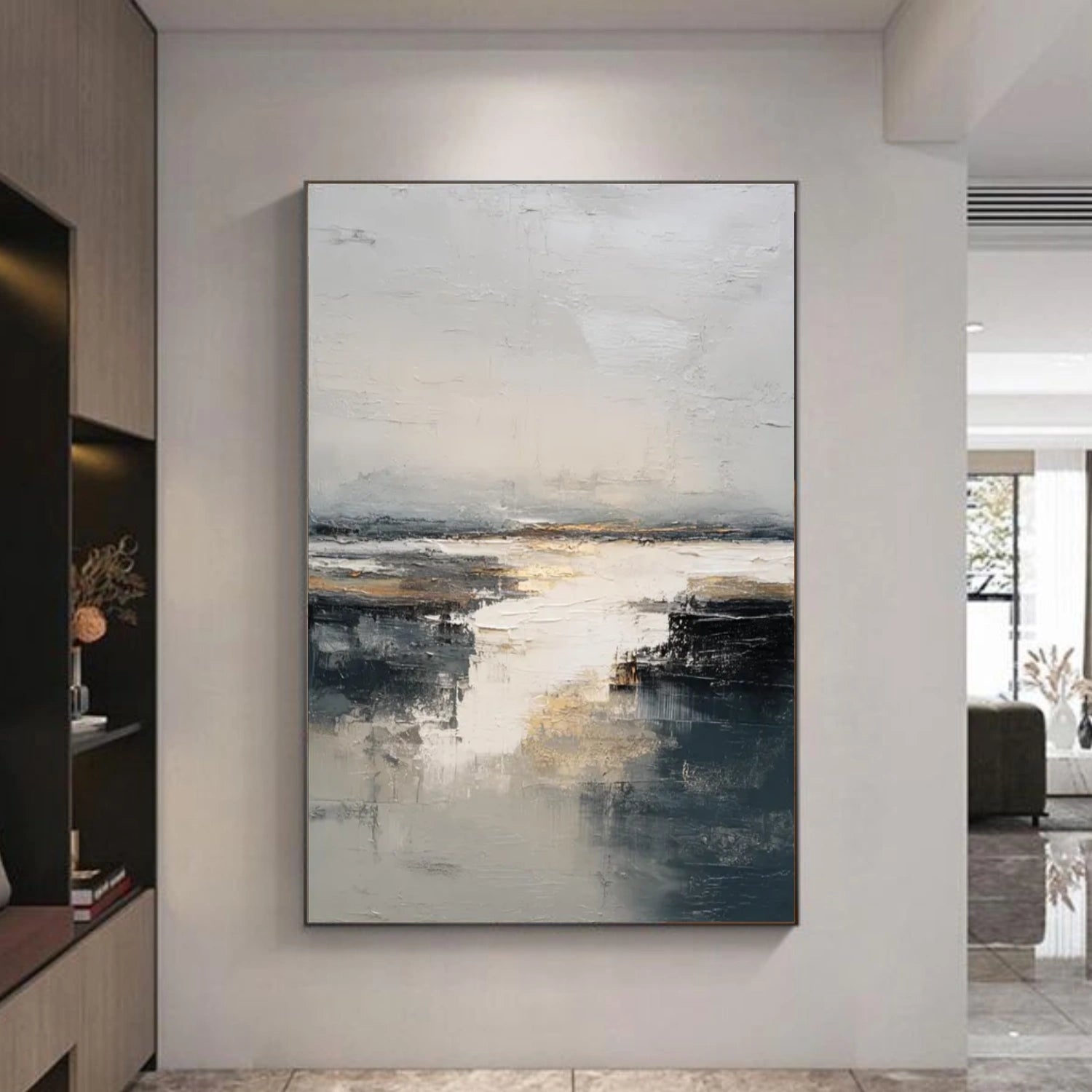 Abstract Canvas Wall Art #AP294