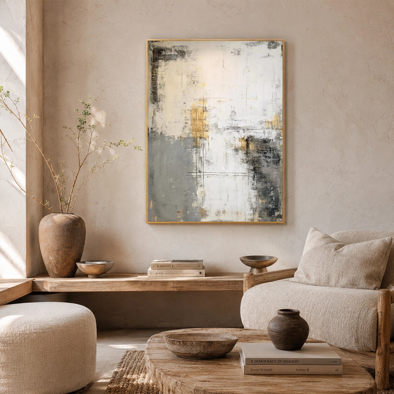 Abstract Canvas Wall Art #AP390
