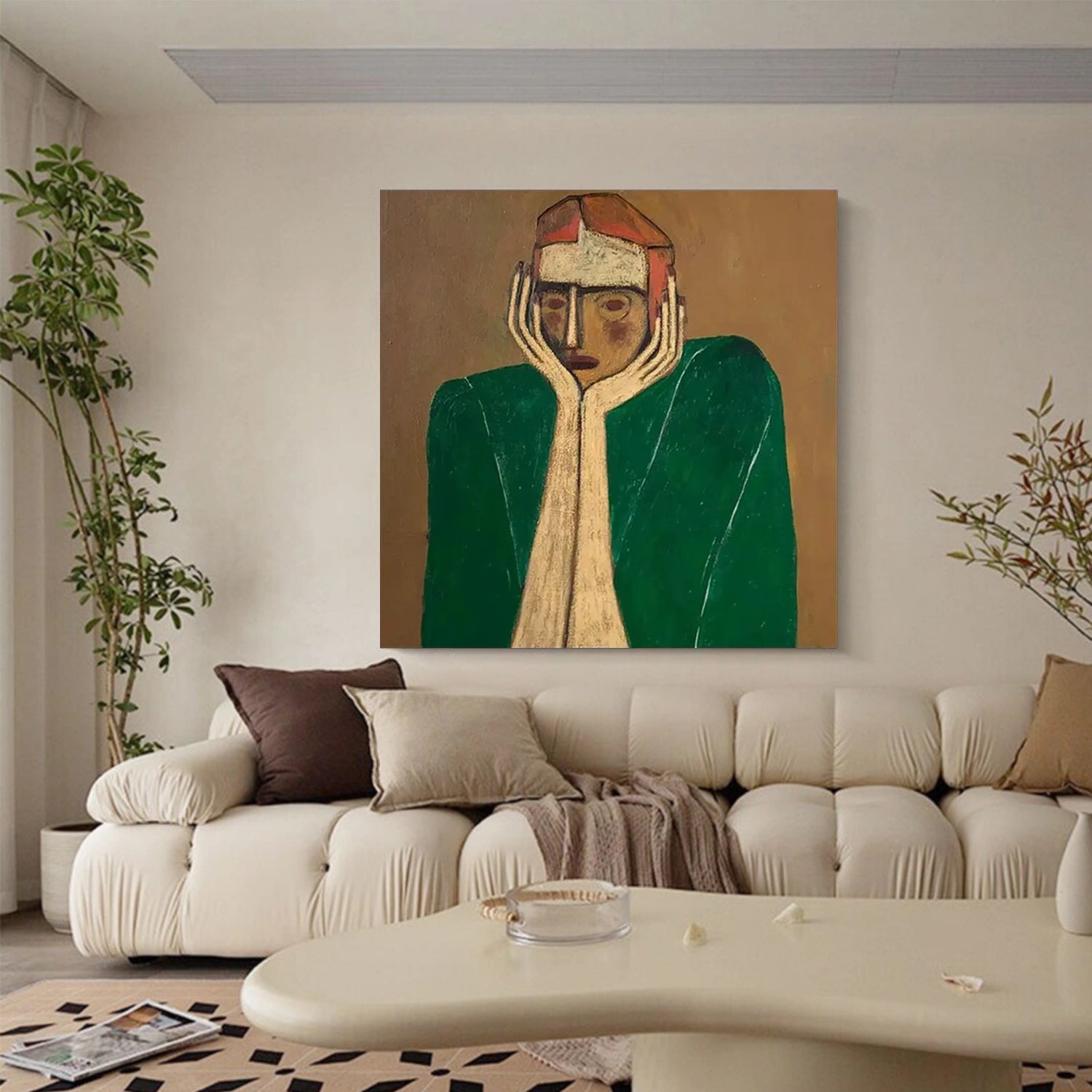 Abstract People Canvas Art #AE040