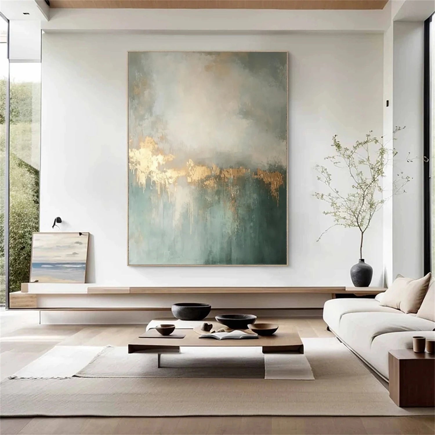 Abstract Canvas Wall Art #AP287