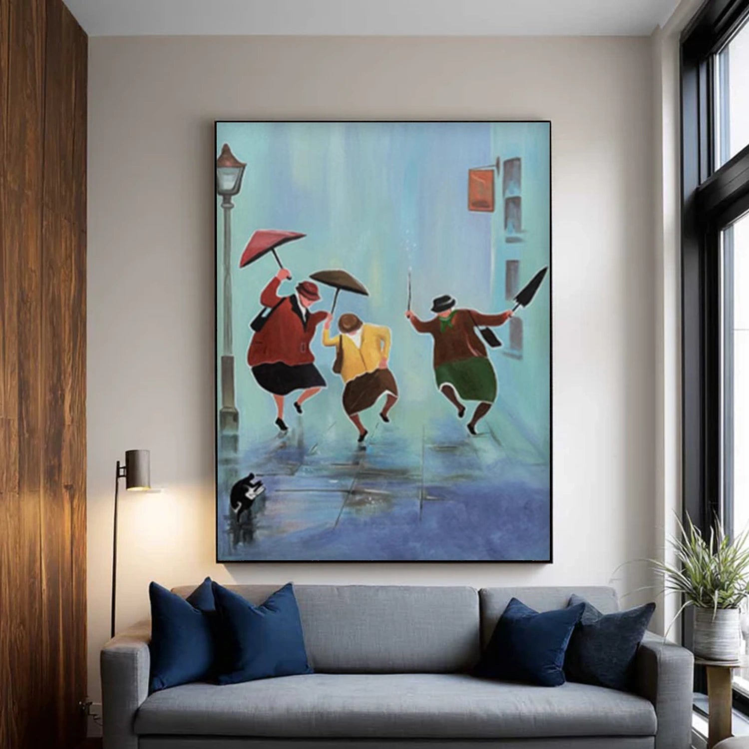 Abstract Portrait Canvas Art #AE107