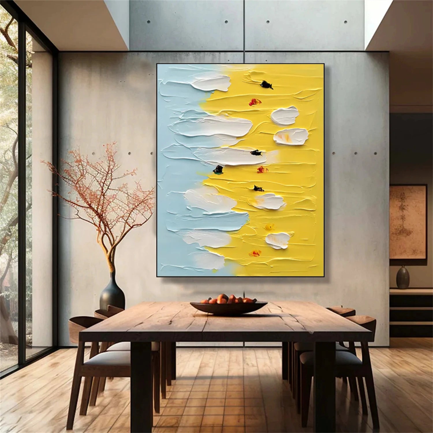 Colorful Abstract Textured  Wall Art #AT111