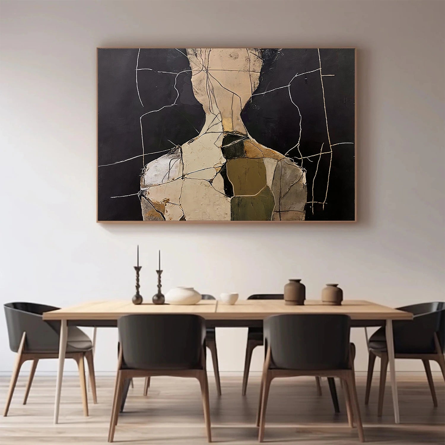 Abstract Portrait Canvas Art #AE117