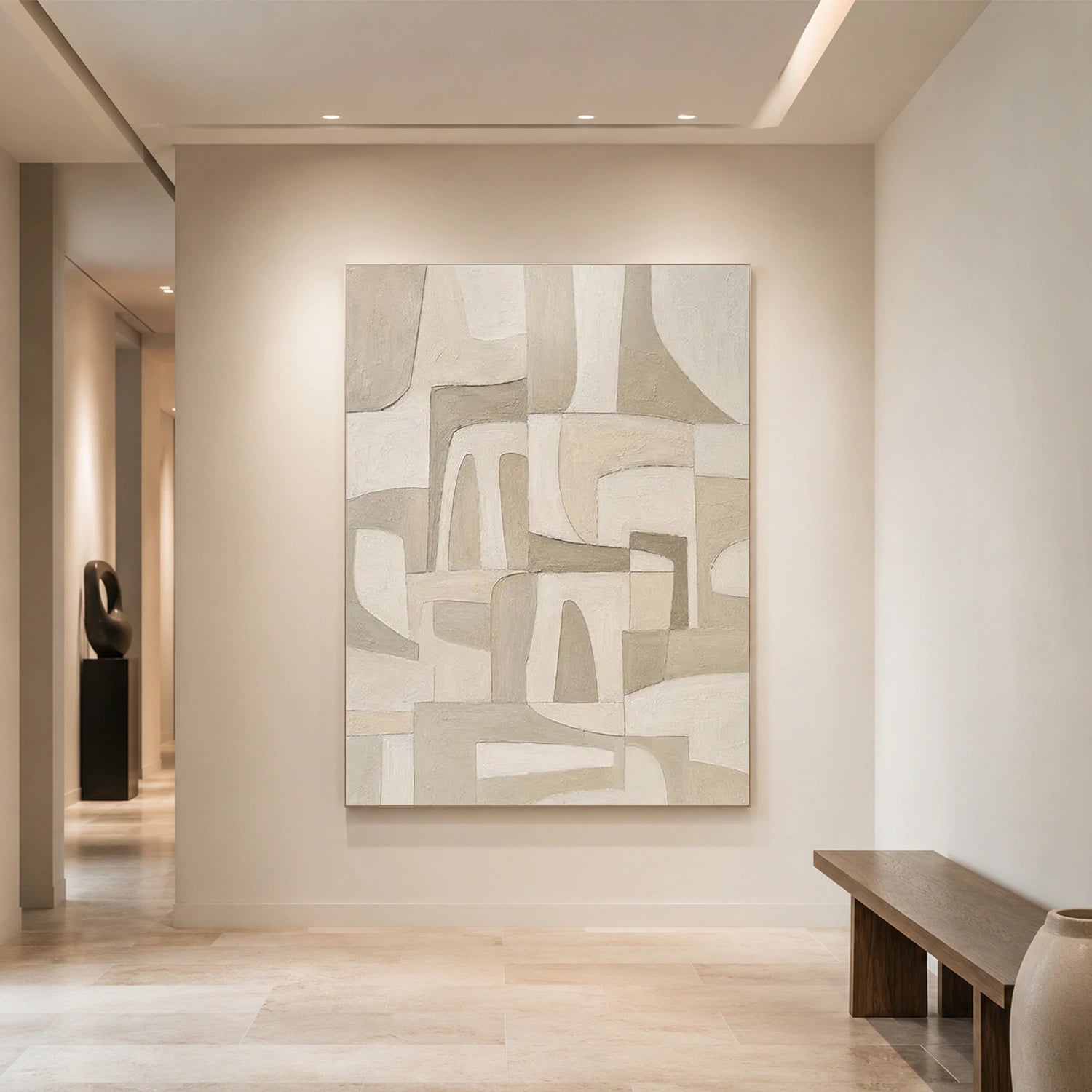 Abstract Canvas Wall Art #AP396