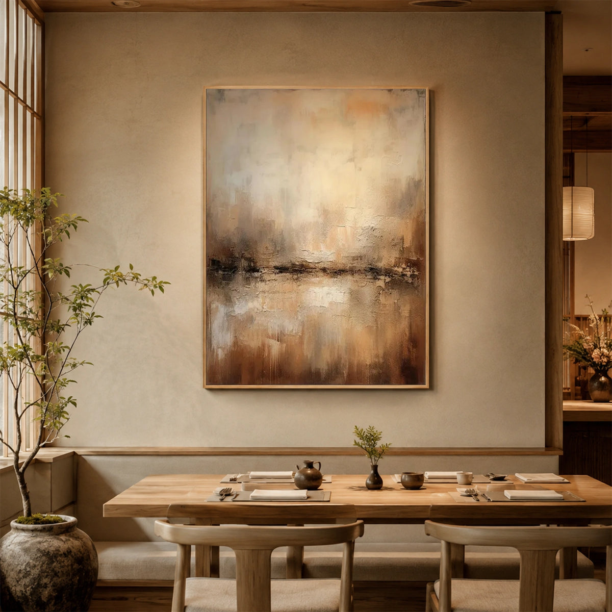 Abstract Canvas Wall Art #AP416