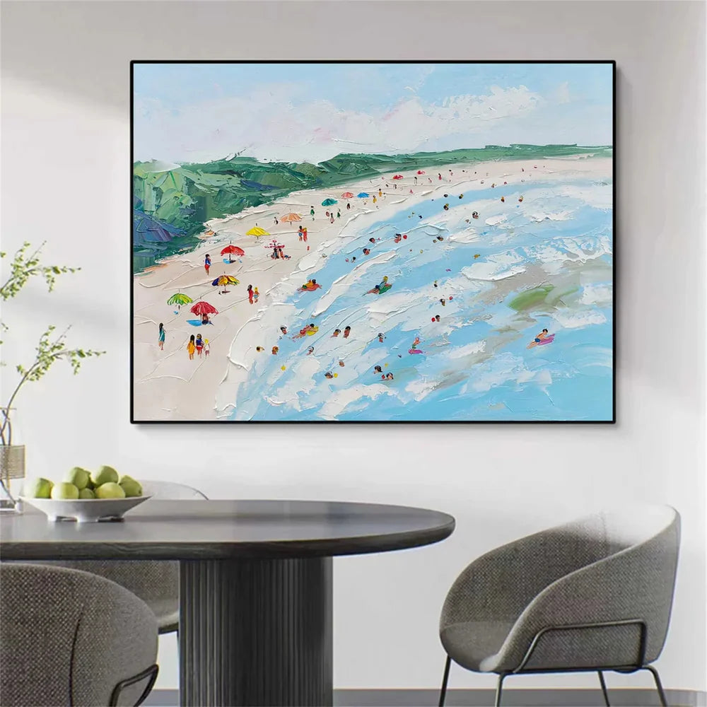 Swimming Sport Textured Wall Art #MS034
