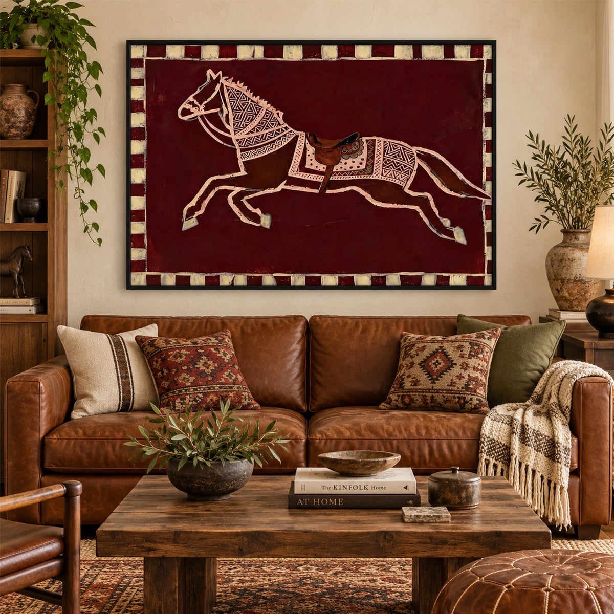 Abstract Animal Horse Wall Art #AC149