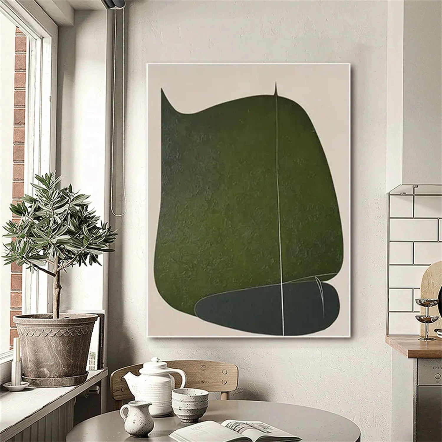 Abstract Canvas Wall Art #AP259