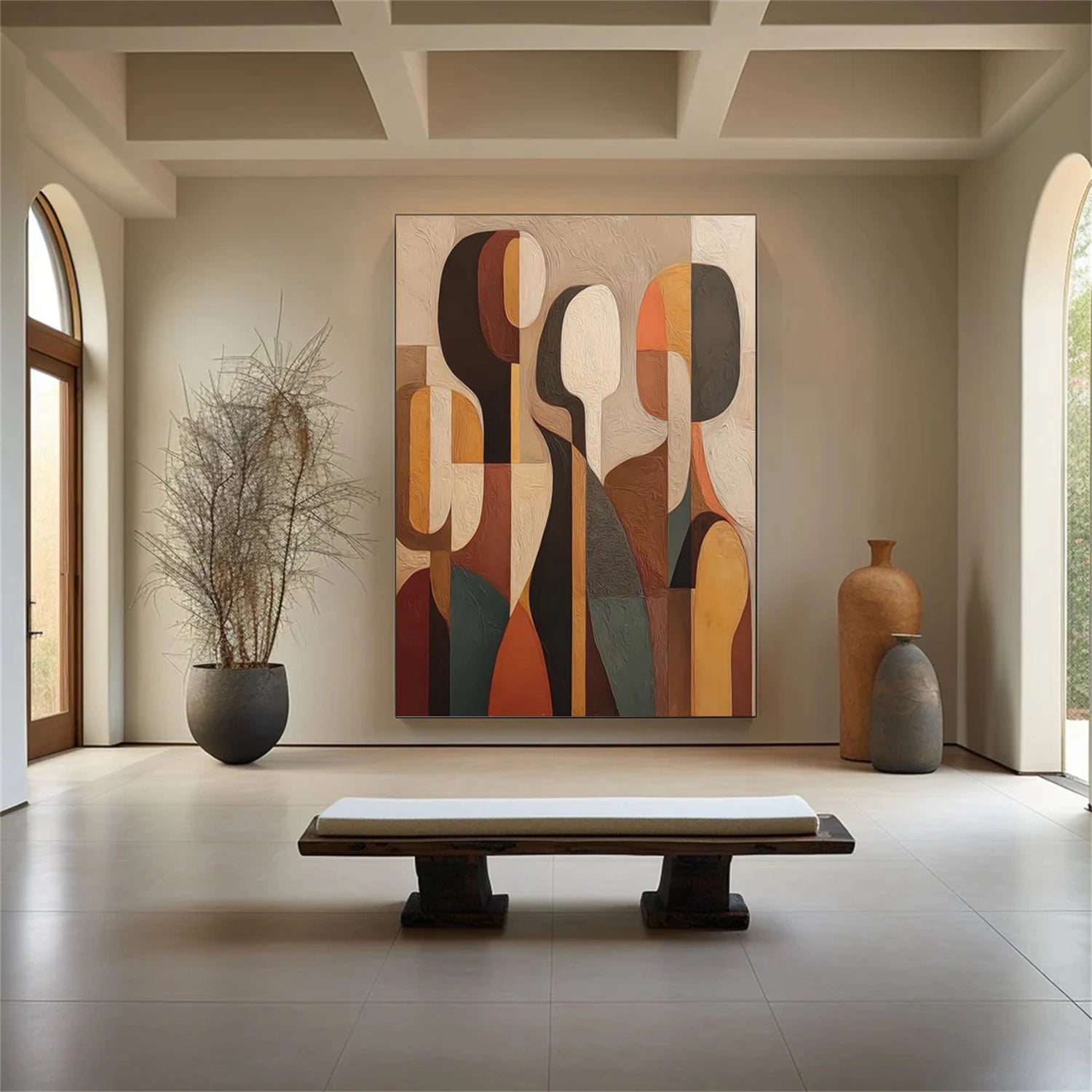 Abstract Textured Wall Art #AT147