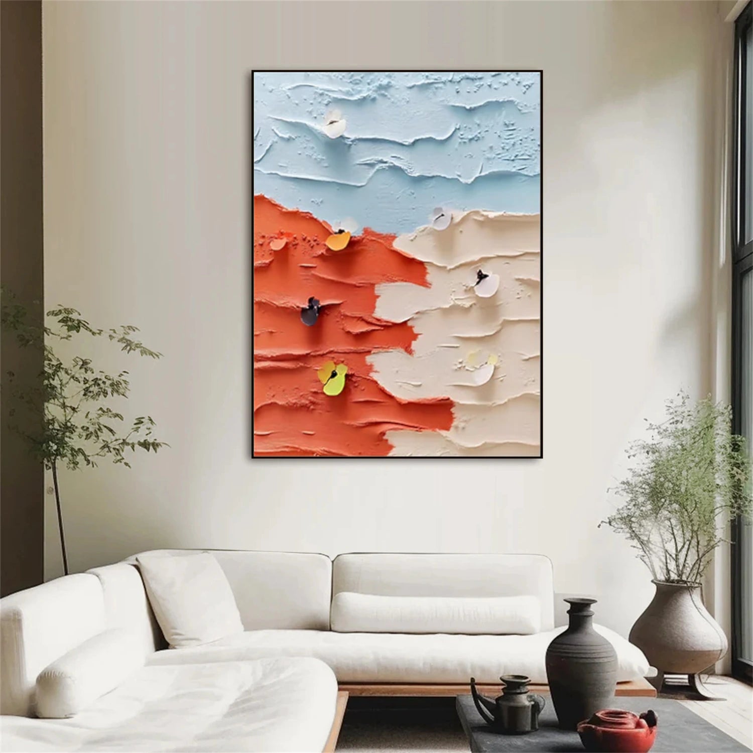 Colorful Abstract Textured  Wall Art #AT110