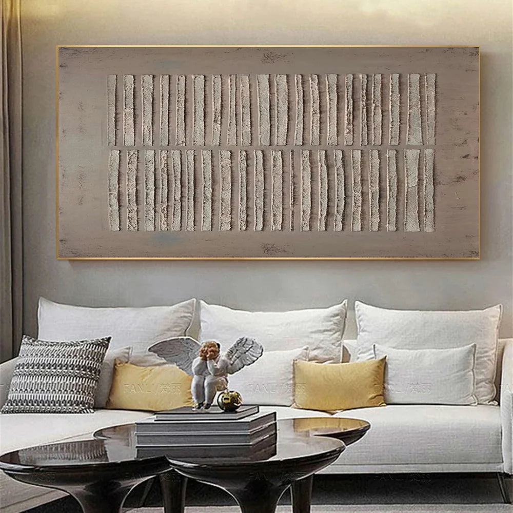 Brown Wabi Sabi Texture Canvas Art #WS006