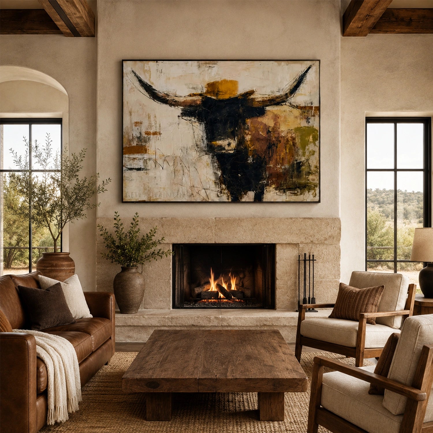 Abstract Animal Wall Art #AC142