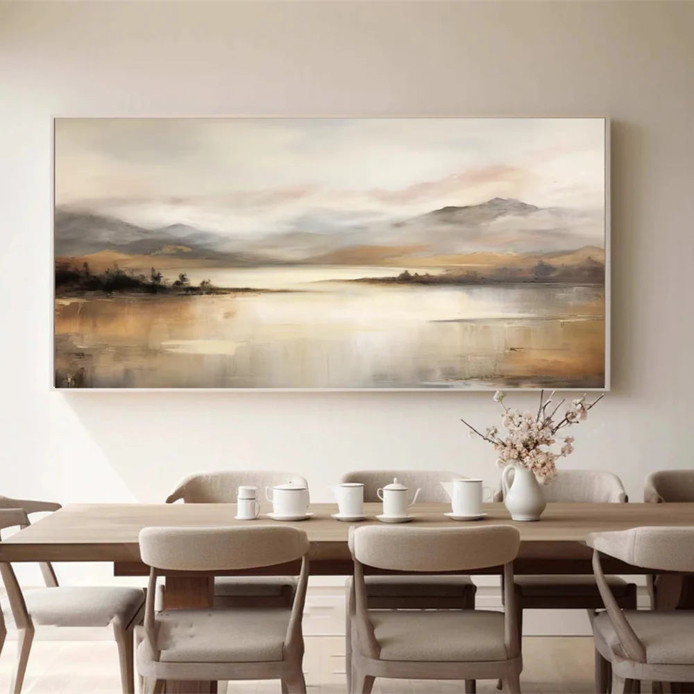 Abstract Mountain Canvas Art #MO028