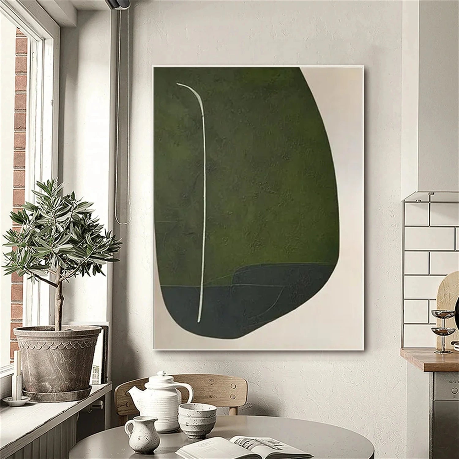 Abstract Canvas Wall Art #AP258