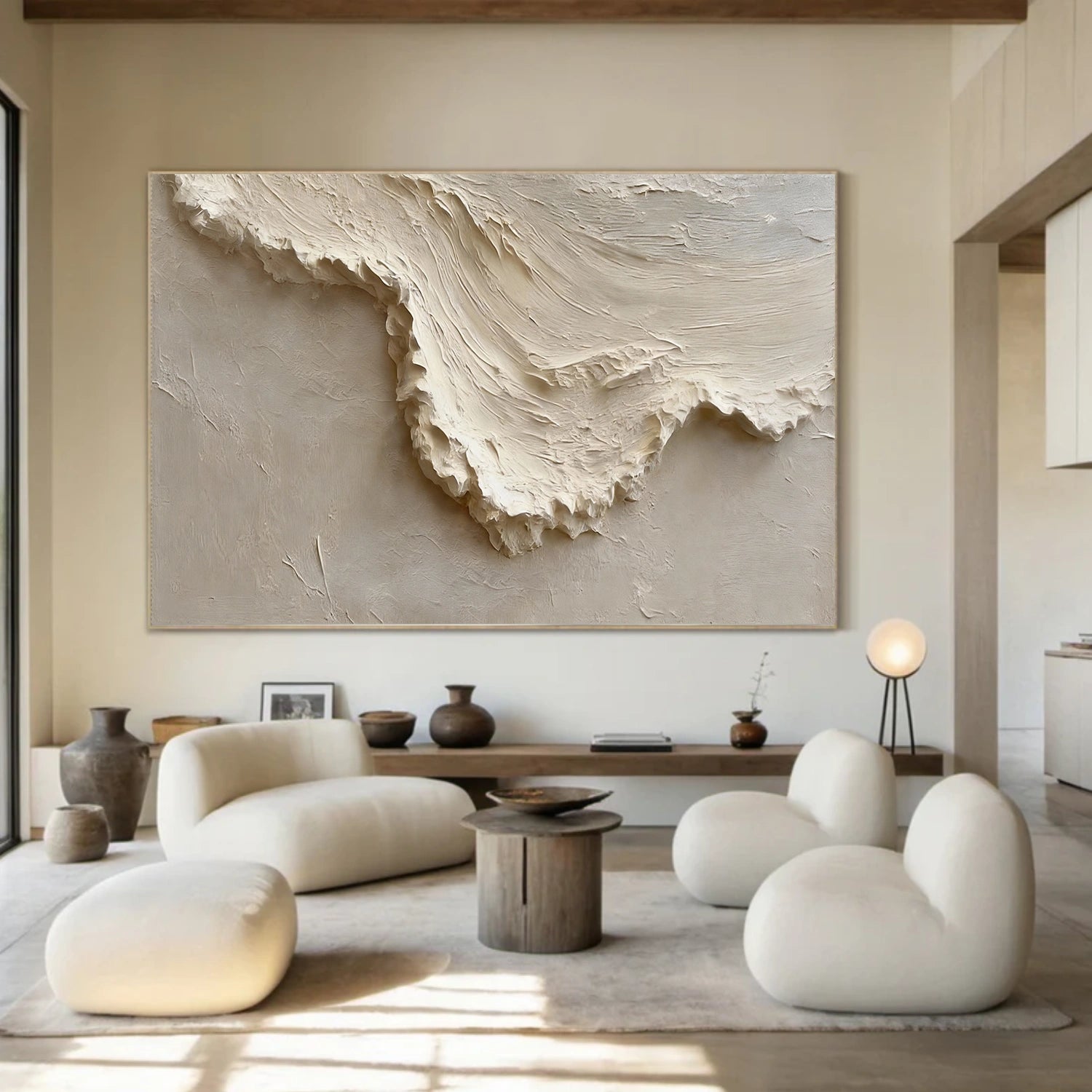 Ocean Abstract Textured Wall Art #OP048