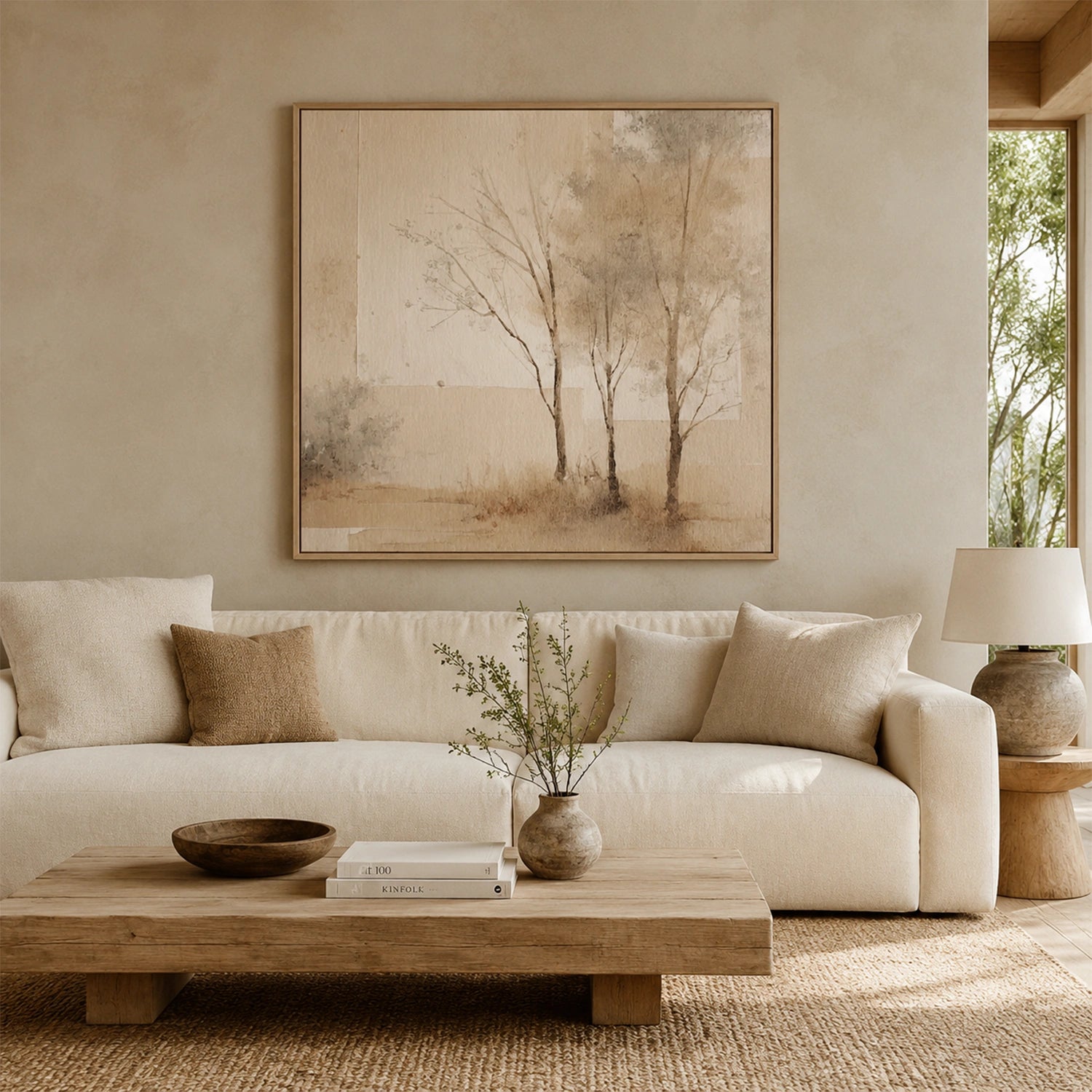 Tree Abstract Textured Wall Art #TP117