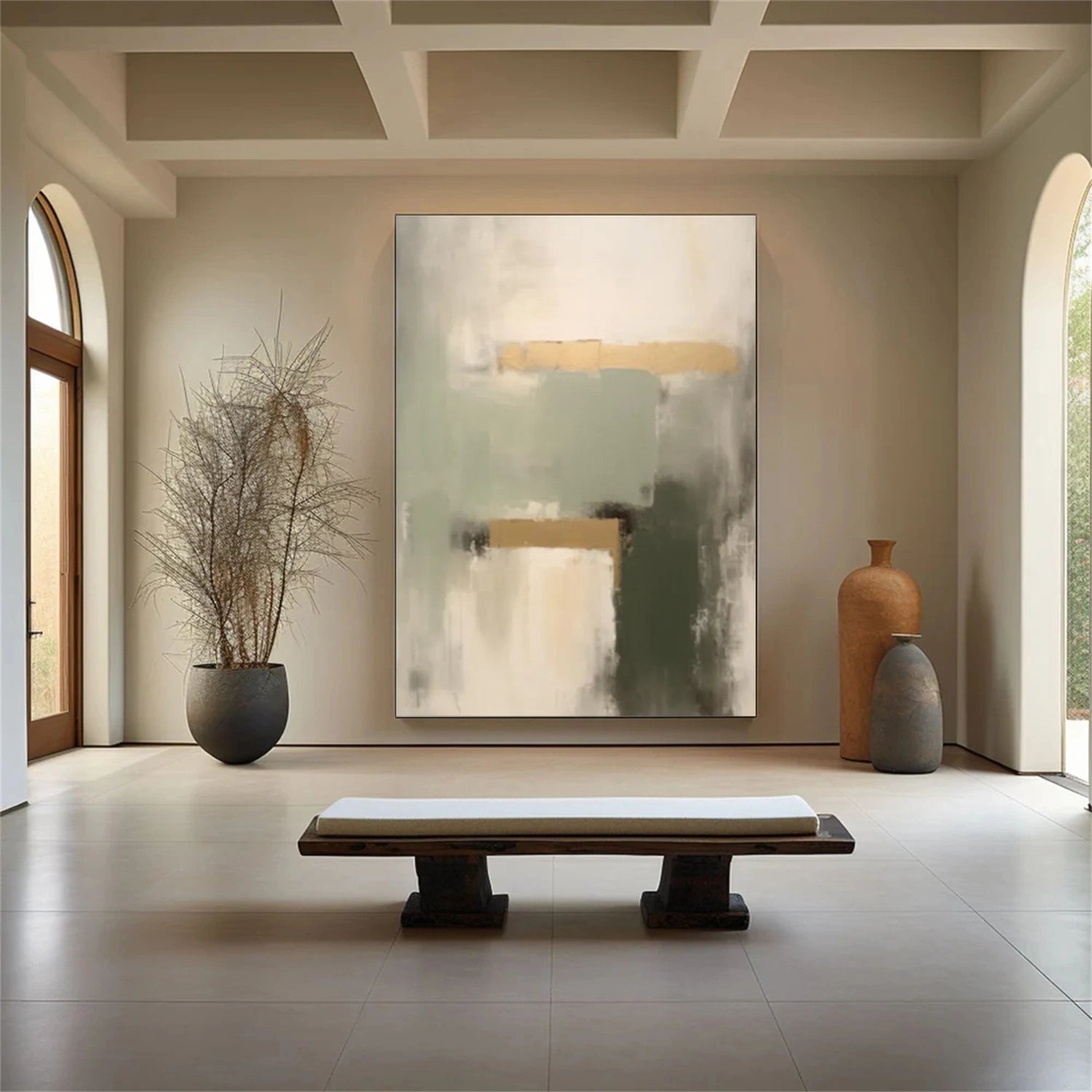 Abstract Canvas Wall Art #AP241