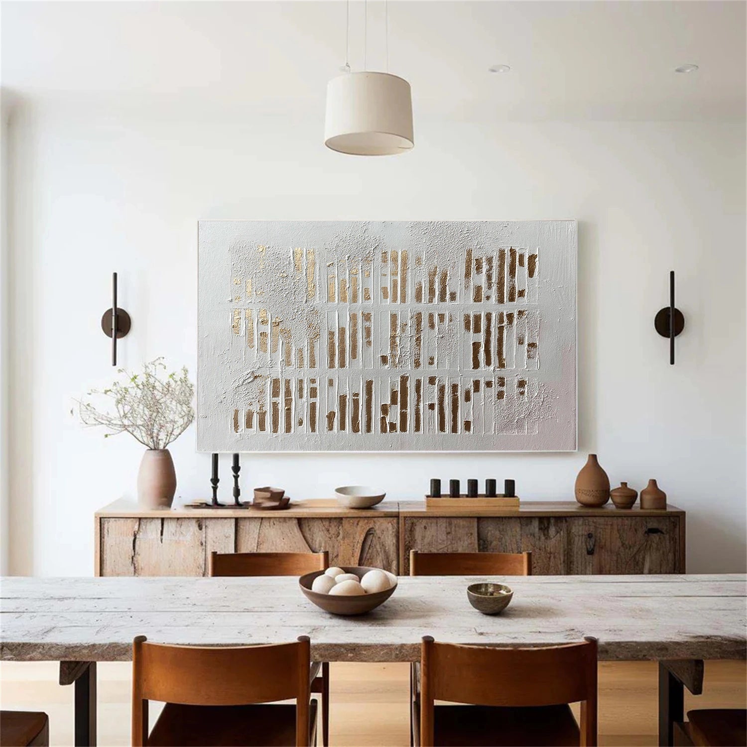 Wabi Sabi Textured Canvas Art #WS100