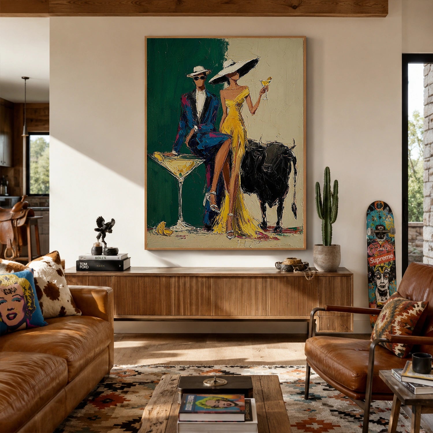 American Western Cowboy Art #VT223