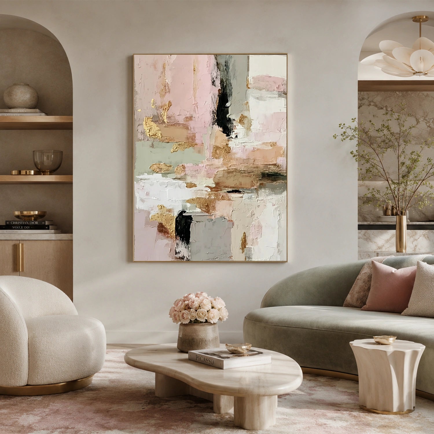 Abstract Textured Wall Art #AT170