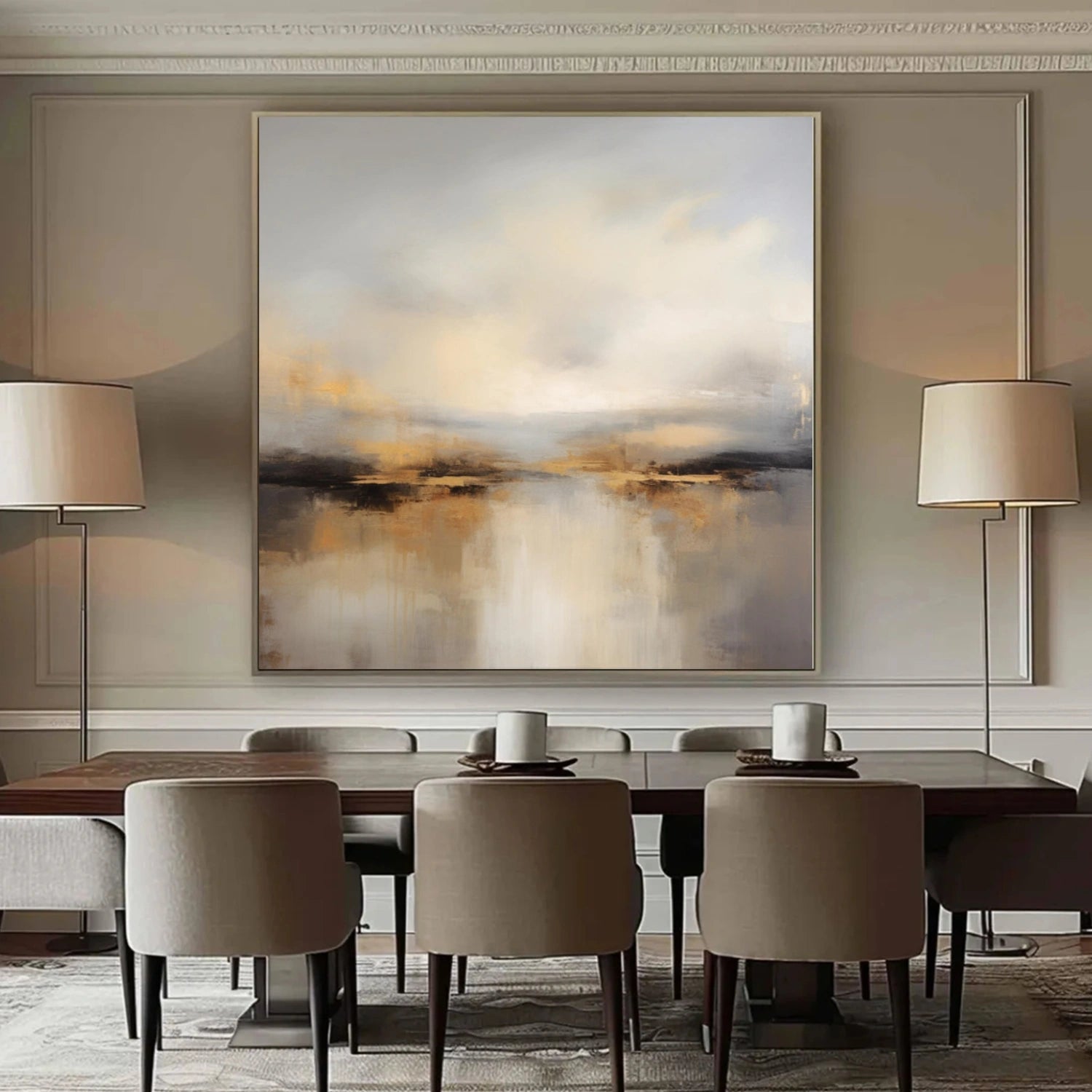 Abstract Canvas Wall Art #AP266