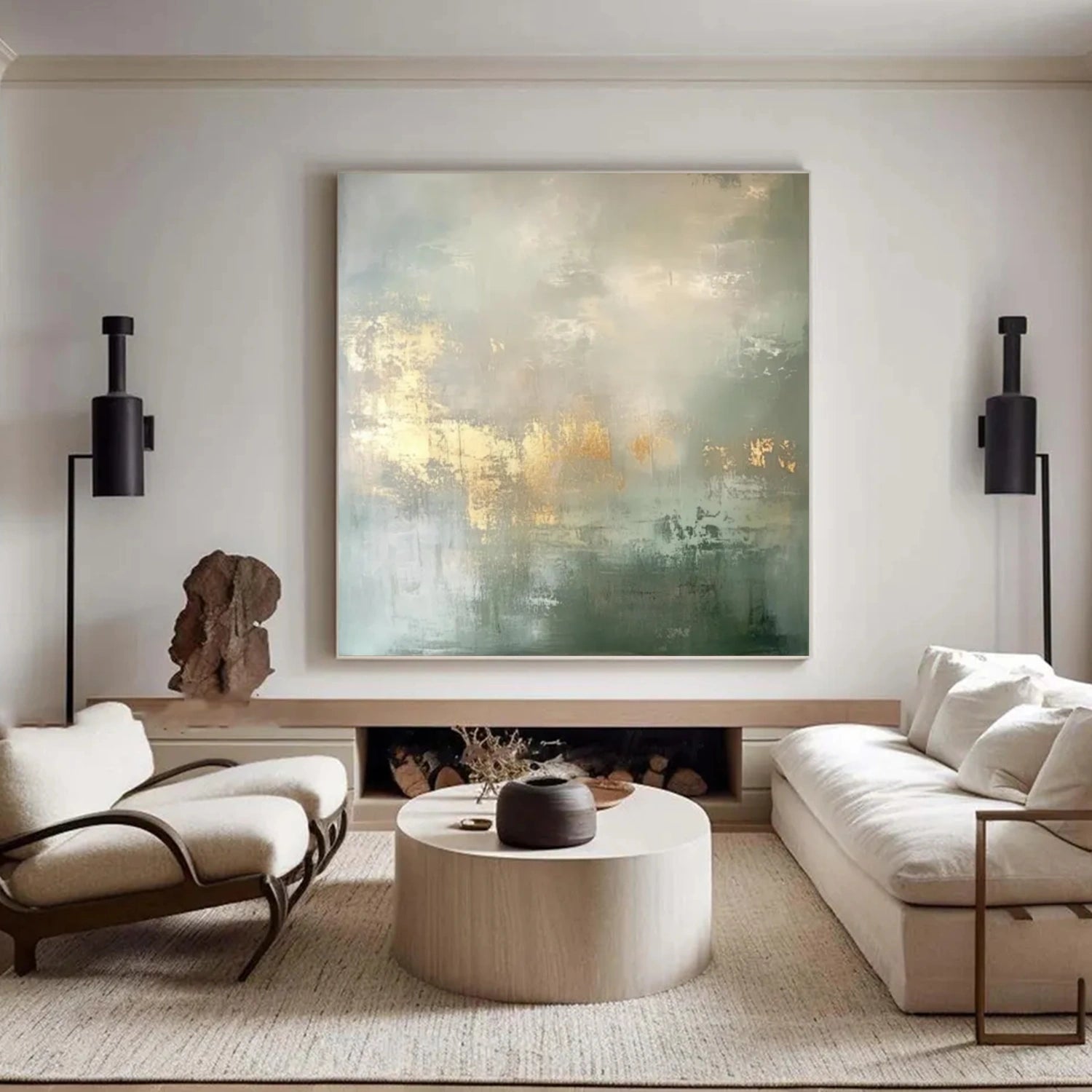 Abstract Canvas Wall Art #AP284