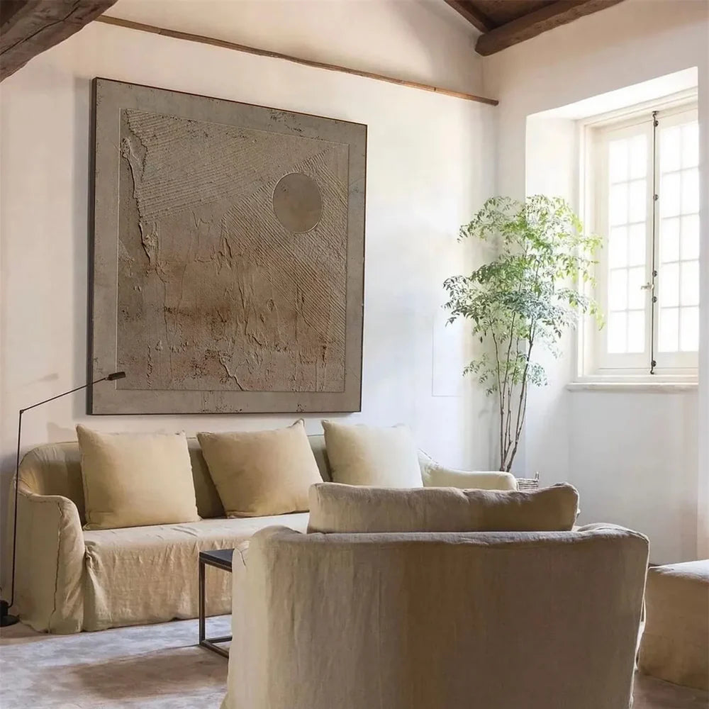 Wabi Sabi Texture Canvas Art #WS037