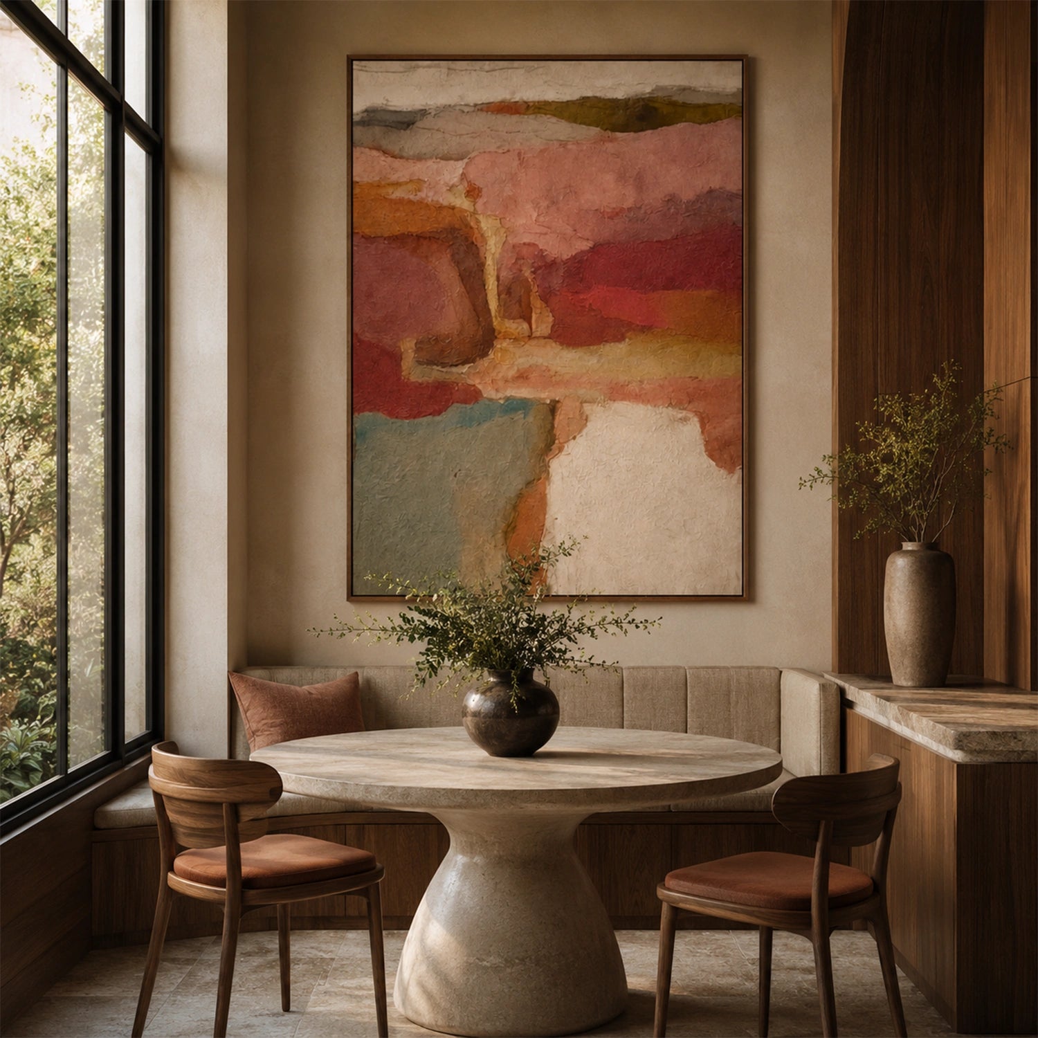 Abstract Textured  Wall Art #AT178
