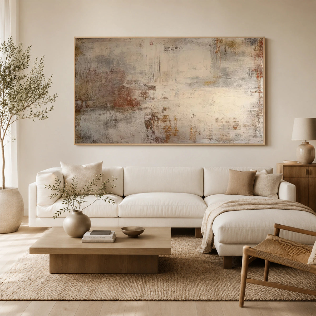 Abstract Canvas Wall Art #AP414