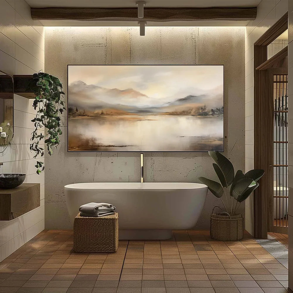 Abstract Mountain Canvas Art #MO029