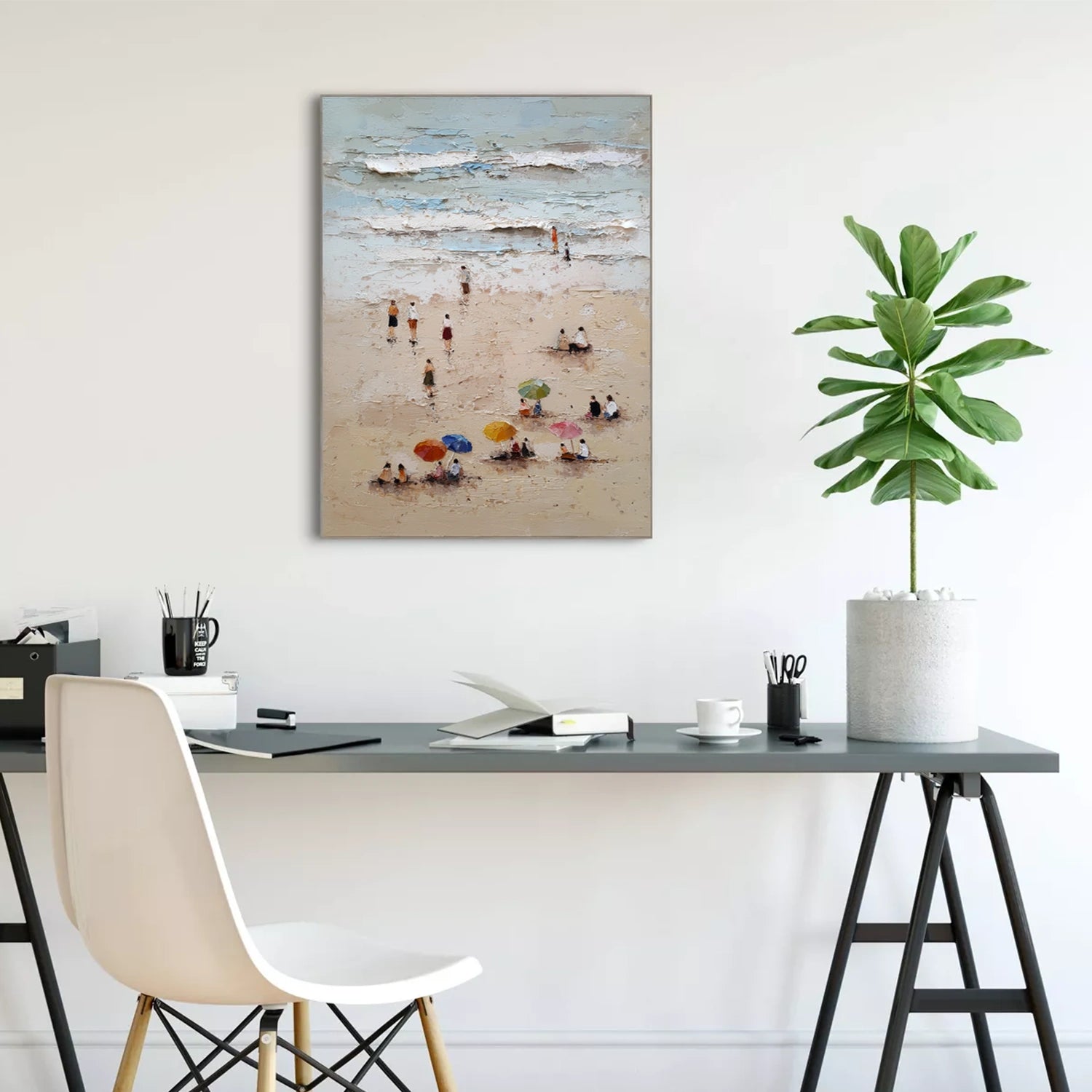 Ocean Abstract Textured Wall Art #OP071